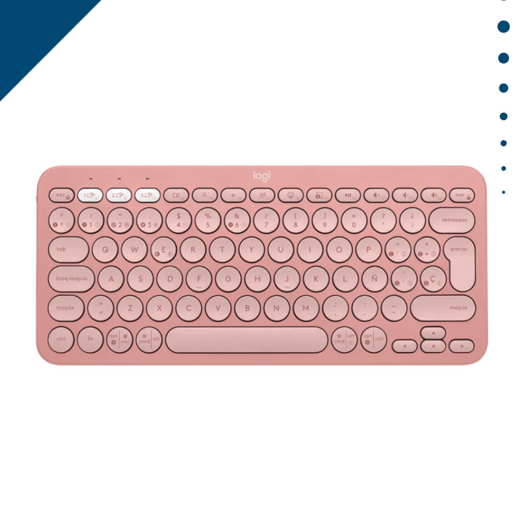 Teclado Pebble Keys 2 K380S Logitech. Bluetooth Multidispositivo
