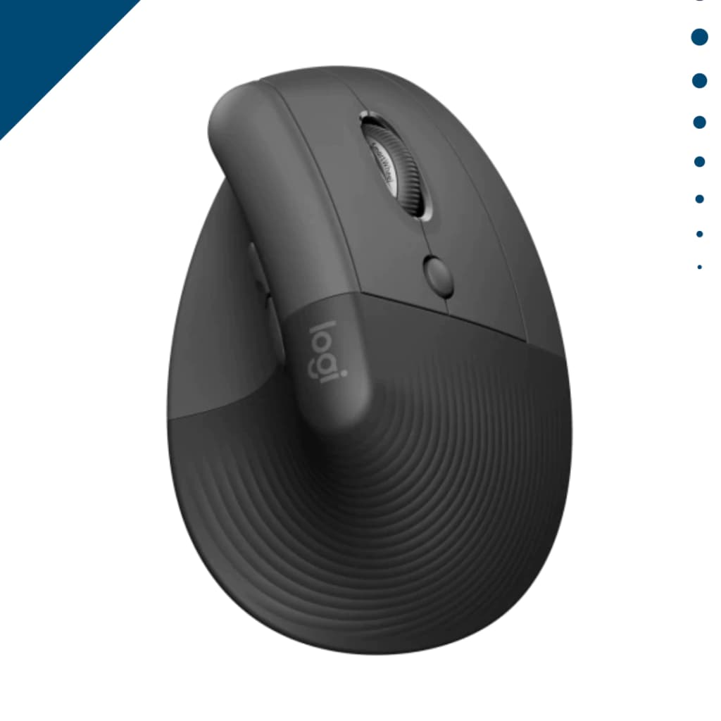 Mouse Vertical Ergo Lift Logitech: ideal para quienes trabajan muchas horas y quieren prevenir lesiones