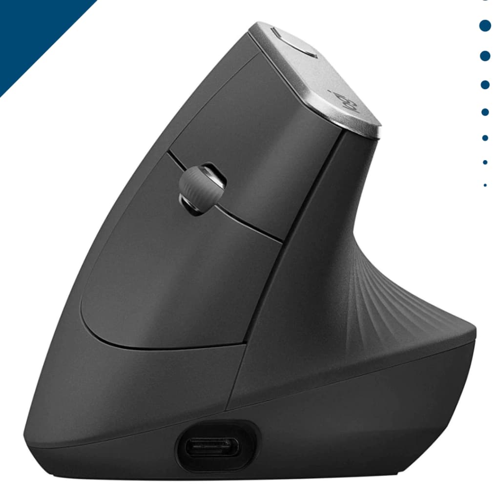 Mouse MX Vertical Inalambrico y Ergonomico Logitech